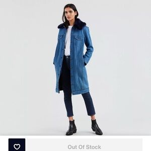 RARE! Levi's Made & Crafted Trucker Trench Coat